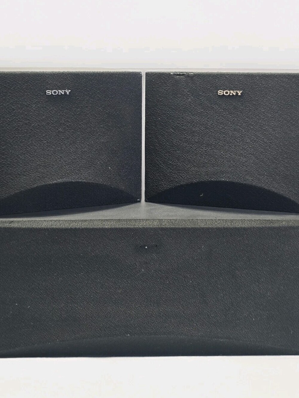Sony SS-CN290 Center Speaker + 2 Sony Satellite Speakers Tested Working 8 Ohm